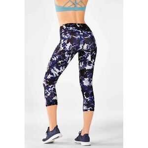 FABLETICS Powerhold‎ Mid-Rise Printed Pureluxe Crop Leggings SIZE XS Gloaming